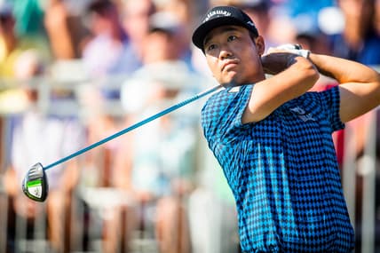 Kevin Na tees off during the QBE Shootout on Friday, Dec. 10, 2021 at Tiburon Golf Club in Naples, Fla.

Ndn 20211210 Qbe Shootout 0200