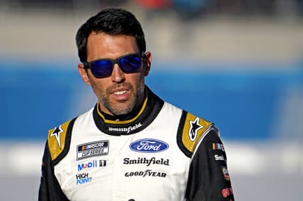Nov 6, 2021; Avondale, Arizona, USA; NASCAR Cup Series driver Aric Almirola (10) during Cup Series Championship qualifying at Phoenix Raceway. Mandatory Credit: Peter Casey-USA TODAY Sports