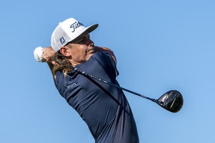January 7, 2022; Maui, Hawaii, USA; Cameron Smith hits his tee shot on the 14th hole during the second round of the Sentry Tournament of Champions golf tournament at Kapalua Resort - The Plantation Course. Mandatory Credit: Kyle Terada-USA TODAY Sports