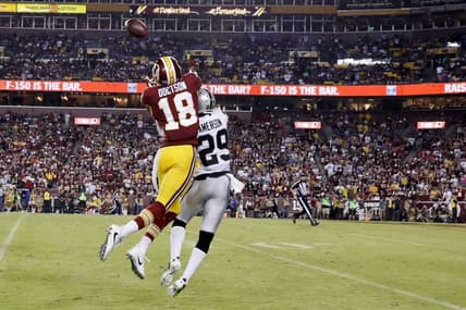 las vegas raiders report washington redskins