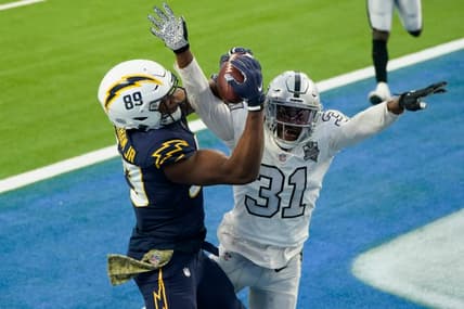 Raiders defense Isaiah Johnson