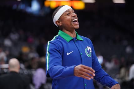 Dec 29, 2021; Sacramento, California, USA; Dallas Mavericks guard Isaiah Thomas (31) warms up before the start of the game against the Sacramento Kings at the Golden 1 Center. Mandatory Credit: Cary Edmondson-USA TODAY Sports