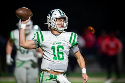 Quarterback Arch Manning 16 throws a pass as Newman takes on Lafayette Christian Academy in the LHSAA Div III semi finals.  Wednesday, Nov. 24, 2021.

Arch Manning Lca Vs Newman Football 5186
