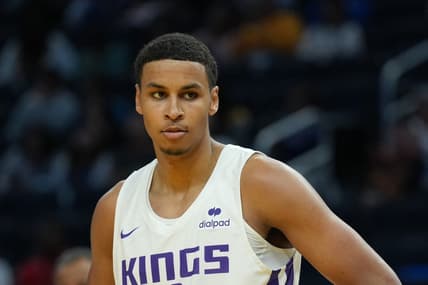 Jul 3, 2022; San Francisco, CA, USA; Sacramento Kings forward Keegan Murray (13) during the third quarter against the Miami Heat at the California Summer League at Chase Center. Mandatory Credit: Darren Yamashita-USA TODAY Sports