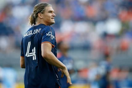 FC Cincinnati defender Nick Hagglund (4) takes the field in the first half of the MLS match between FC Cincinnati and Philadelphia Union at TQL Stadium in Cincinnati on Saturday, Aug. 6, 2022. The game was tied 0-0 at halftime.

Philadelphia Union At Fc Cincinnati