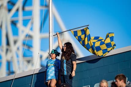 Aug 13, 2022; Philadelphia, Pennsylvania, USA; General view of fans during the first half of the MLS match between the Chicago Fire and Philadelphia Union at Subaru Park. Mandatory Credit: John Jones-USA TODAY Sports