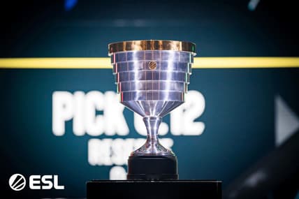 ESL One trophy.