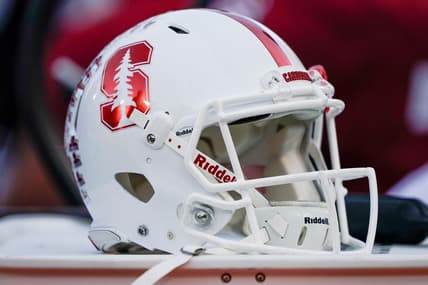 Oct 27, 2018; Stanford, CA, USA; General view of the Stanford Cardinal helmet during the first quarter against the Washington State Cougars at Stanford Stadium. Mandatory Credit: Stan Szeto-USA TODAY Sports