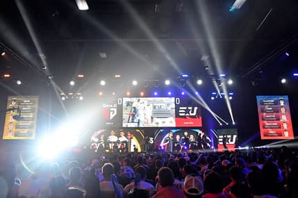 Jul 21, 2019; Miami Beach, FL, USA; A general view during gameplay between GEN.G and EUnited during the Call of Duty League Finals e-sports event at Miami Beach Convention Center. Mandatory Credit: Jasen Vinlove-USA TODAY Sports