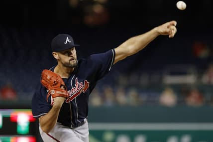 Sep 27, 2022; Washington, District of Columbia, USA; Atlanta Braves starting pitcher Kyle Muller (66) pitches against the Washington Nationals during the first inning at Nationals Park. Mandatory Credit: Geoff Burke-USA TODAY Sports