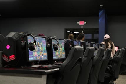 A view of the high-speed gaming computers at Nemesis 5 Esports in Farmington on Nov. 20, 2019.

FMN Nemesis 1122