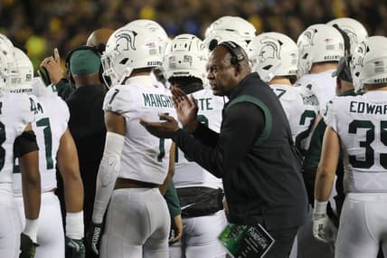 Michigan State coach Mel Tucker on the sidelines during Michigan's 29-7 win over Michigan State on Saturday, Oct. 29, 2022, in Ann Arbor.

Msumich 102922 Kd 0014555