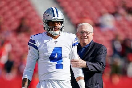 Jerry Jones, Dak Prescott, Dallas Cowboys