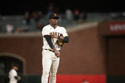 Apr 27, 2021; San Francisco, California, USA; San Francisco Giants pitcher Gregory Santos (78) on the mound against the Colorado Rockies during the tenth inning at Oracle Park. Mandatory Credit: D. Ross Cameron-USA TODAY Sports