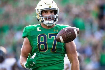 Notre Dame tight end Michael Mayer