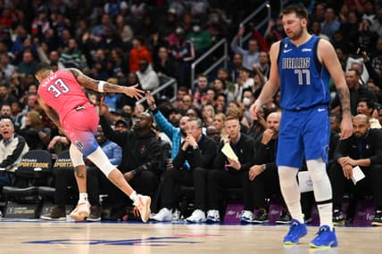Washington Wizards forward Kyle Kuzma against the Dallas Mavericks
