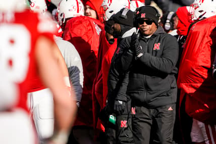 Nebraska head coach Mickey Joseph