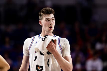 Jan 7, 2023; Gainesville, Florida, USA; Florida Gators forward Colin Castleton (12) during the second half against the Georgia Bulldogs at Exactech Arena at the Stephen C. O'Connell Center. Mandatory Credit: Matt Pendleton-USA TODAY Sports