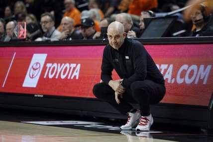 Jan 26, 2023; Corvallis, Oregon, USA; Utah Utes head coach Craig Smith watches from the sideline during the second half against the Oregon State Beavers at Gill Coliseum. Mandatory Credit: Soobum Im-USA TODAY Sports