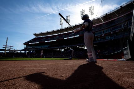 Chicago Cubs right fielder Seiya Suzuki (27) prepares to bat in the first inning of the MLB game between the Cincinnati Reds and the Chicago Cubs at Great American Ball Park in Cincinnati on Wednesday, Oct. 5, 2022.

Chicago Cubs At Cincinnati Reds 119