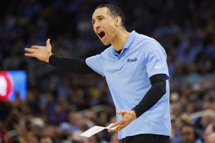 Mar 4, 2023; Milwaukee, Wisconsin, USA;  Marquette Golden Eagles head coach Shaka Smart calls out during the first half against the St. John's Red Storm at Fiserv Forum. Mandatory Credit: Jeff Hanisch-USA TODAY Sports
