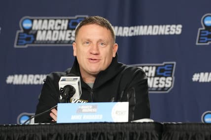 Mar 16, 2023; Albany, NY, USA; VCU Rams head coach Mike Rhoades speaks during a press conference at MVP Arena. Mandatory Credit: Gregory Fisher-USA TODAY Sports