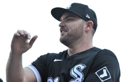 Sep 29, 2022; Minneapolis, Minnesota, USA; Chicago White Sox relief pitcher Liam Hendriks (31) looks on after the game against the Minnesota Twins at Target Field. Mandatory Credit: Jeffrey Becker-USA TODAY Sports