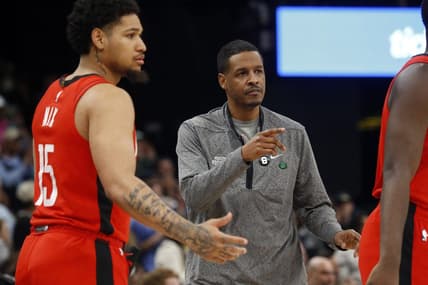 Mar 24, 2023; Memphis, Tennessee, USA; Houston Rockets head coach Stephen Silas gives direction during the second half against the Memphis Grizzlies at FedExForum. Mandatory Credit: Petre Thomas-USA TODAY Sports
