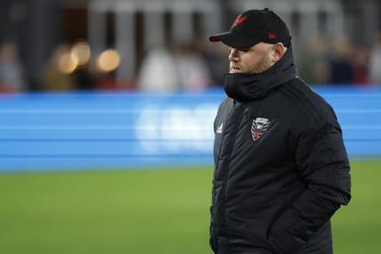 Apr 8, 2023; Washington, District of Columbia, USA; D.C. United head coach Wayne Rooney walks off the field after their game against Columbus Crew SC at Audi Field. Mandatory Credit: Geoff Burke-USA TODAY Sports