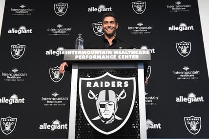 Las Vegas Raiders quarterback Jimmy Garoppolo