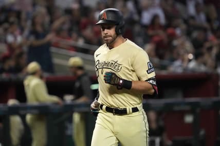 May 12, 2023; Phoenix, Arizona, USA; Arizona Diamondbacks third baseman Evan Longoria (3) runs the bases after hitting a solo home run against the San Francisco Giants during the third inning at Chase Field. Mandatory Credit: Joe Camporeale-USA TODAY Sports