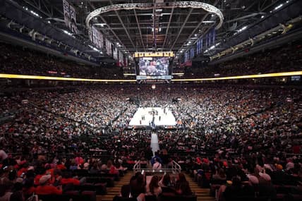 May 13, 2023; Toronto, Ontario, Canada; A general view of  Scotiabank Arena during the first ever WNBA game in Canada between the Chicago Sky and Minnesota Lynx. Mandatory Credit: John E. Sokolowski-USA TODAY Sports