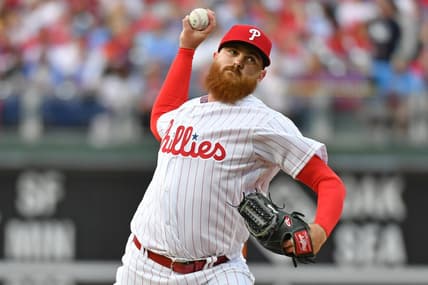 May 23, 2023; Philadelphia, Pennsylvania, USA; Philadelphia Phillies relief pitcher Dylan Covey (54) throws a pitch against the Arizona Diamondbacks at Citizens Bank Park. Mandatory Credit: Eric Hartline-USA TODAY Sports