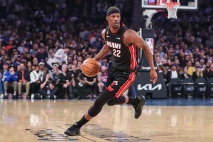 NBA: Playoffs-Miami Heat at New York Knicks