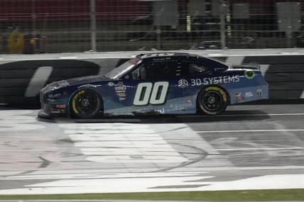 May 29, 2023; Concord, North Carolina, USA; NASCAR Xfinity Series driver Cole Custer (00) during the Alsco Uniforms 300 at Charlotte Motor Speedway. Mandatory Credit: Jim Dedmon-USA TODAY Sports