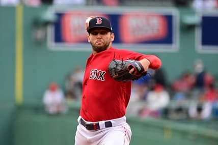 Jun 3, 2023; Boston, Massachusetts, USA; Boston Red Sox starting pitcher Kutter Crawford (50) pitches against the Tampa Bay Rays during the first inning at Fenway Park. Mandatory Credit: Eric Canha-USA TODAY Sports