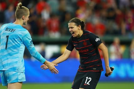 Christine Sinclair (12) is one of soccer's greatest scorers. Mandatory Credit: Craig Mitchelldyer-USA TODAY Sports