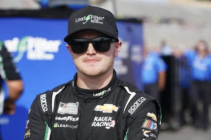 Jul 8, 2023; Hampton, Georgia, USA; NASCAR Cup Series driver Justin Haley (31) prior to qualifying at Atlanta Motor Speedway. Mandatory Credit: Marvin Gentry-USA TODAY Sports