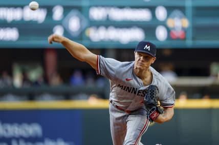 Jul 17, 2023; Seattle, Washington, USA; Minnesota Twins starting pitcher Sonny Gray (54) throws against the Seattle Mariners during the first inning at T-Mobile Park. Mandatory Credit: Joe Nicholson-USA TODAY Sports