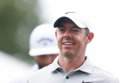 PGA Tour player Rory McIlroy walks down the fairway on the thirteenth hole during the first round of the FedEx St. Jude Championship at TPC Southwind in Memphis, Tenn., on Thursday, August 10, 2023.