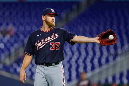 Washington Nationals starting pitcher Stephen Strasburg