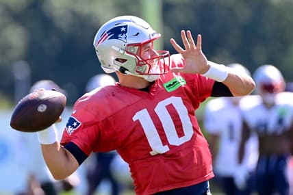New England Patriots quarterback Mac Jones