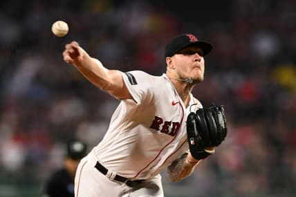 Sep 8, 2023; Boston, Massachusetts, USA; Boston Red Sox starting pitcher Tanner Houck (89) pitches against the Baltimore Orioles during the first inning at Fenway Park. Mandatory Credit: Brian Fluharty-USA TODAY Sports