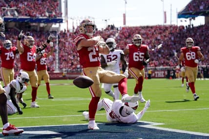 San Francisco 49ers' Christian McCaffrey
