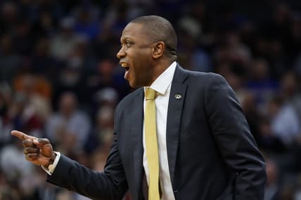 Mar 18, 2023; Sacramento, CA, USA; Missouri Tigers head coach Dennis Gates gives directions during the first half against the Princeton Tigers at Golden 1 Center. Mandatory Credit: Kelley L Cox-USA TODAY Sports