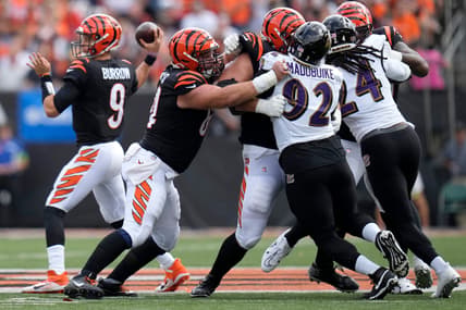 Cincinnati Bengals' Joe Burrow against Baltimore Ravens