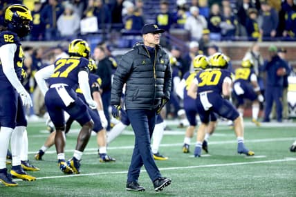 Michigan head coach Jim Harbaugh