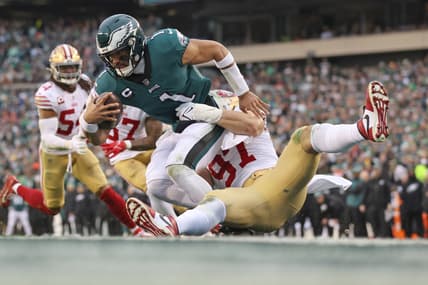 Philadelphia Eagles' Jalen Hurts against San Francisco 49ers