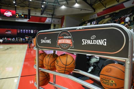 Nov 24, 2023; Kissimmee, FL, USA;  a general view of the arena before the ESPN Events Invitational Semifinal between the Iowa State Cyclones and Virginia Tech Hokies at State Farm Field House. Mandatory Credit: Nathan Ray Seebeck-USA TODAY Sports
