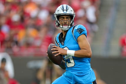 Carolina Panthers quarterback Bryce Young